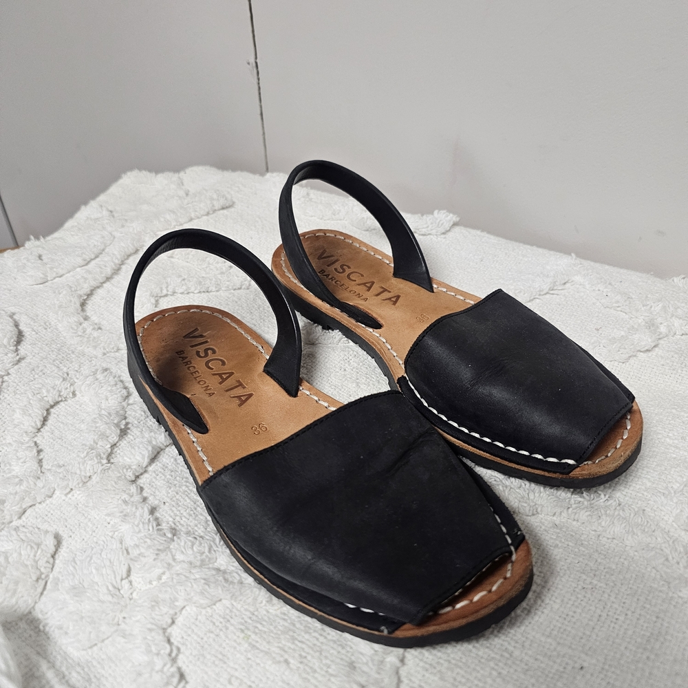 Viscata Women's Black Sandals
